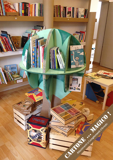 Libreria ad Albero - Cartone Magico