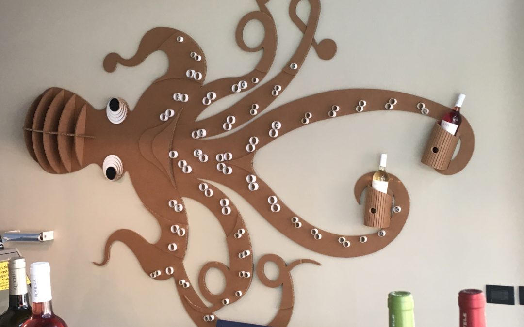 Piovra “OCTOPUS” a parete con…… sorpresa!