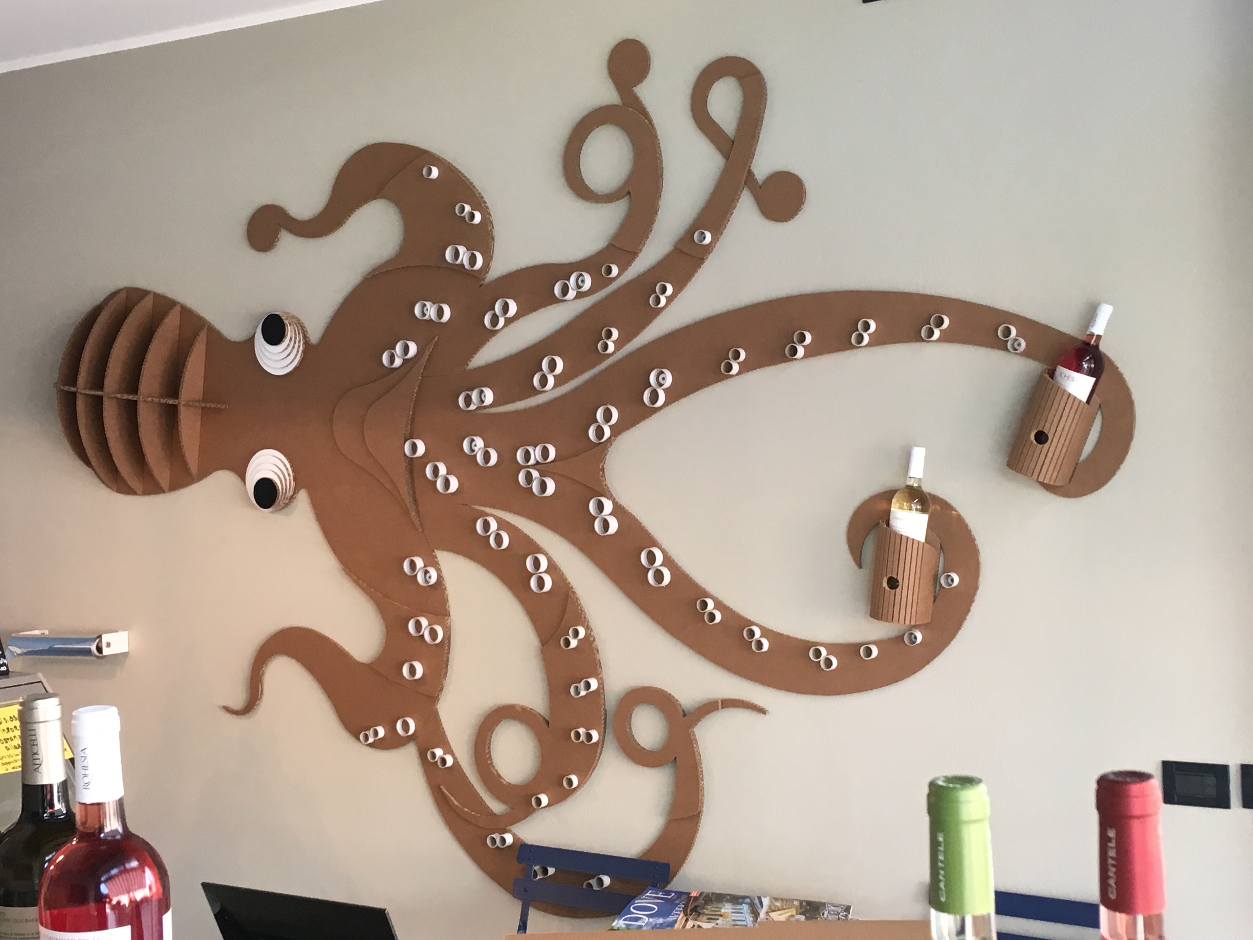 Piovra “OCTOPUS” a parete con…… sorpresa!